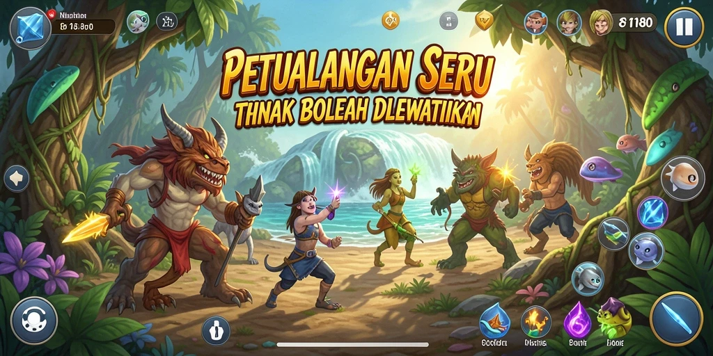 Gameplay 8180 dengan grafik menawan dan tantangan seru.