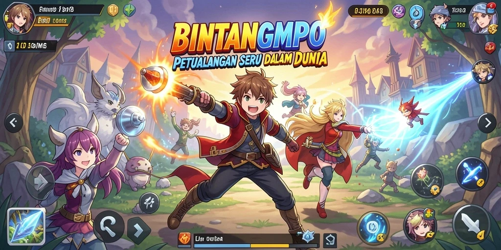 Screenshot BINTANGMPO menunjukkan aksi seru dalam dunia anime.