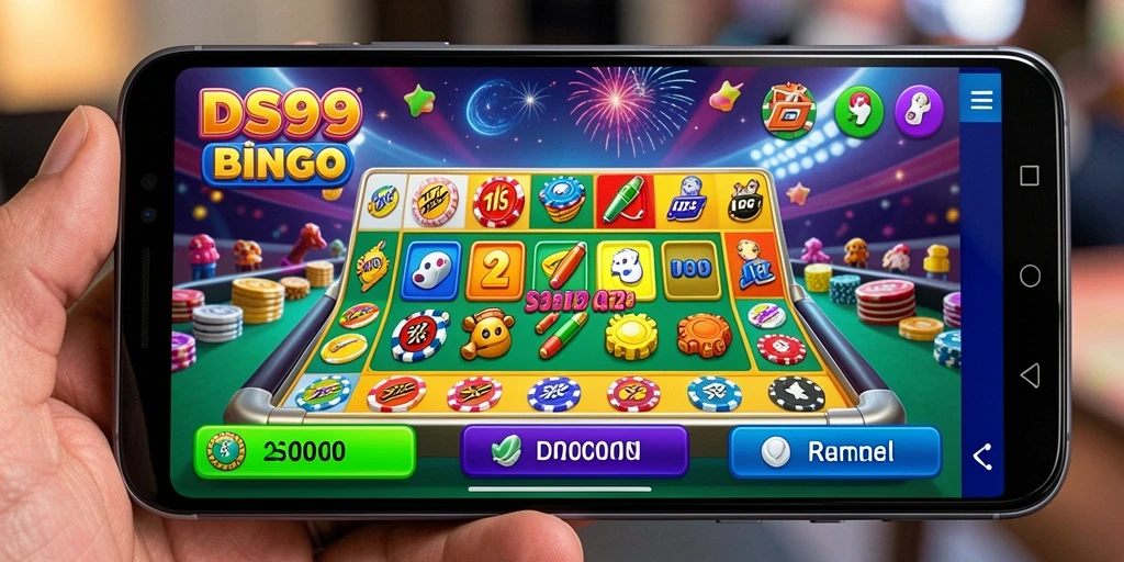 Tampilan gameplay DS99 yang seru dalam permainan Bingo.