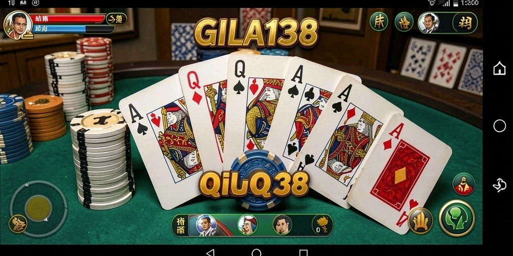 Tampilan gameplay GILA138 dengan pengalaman QiuQiu yang seru.