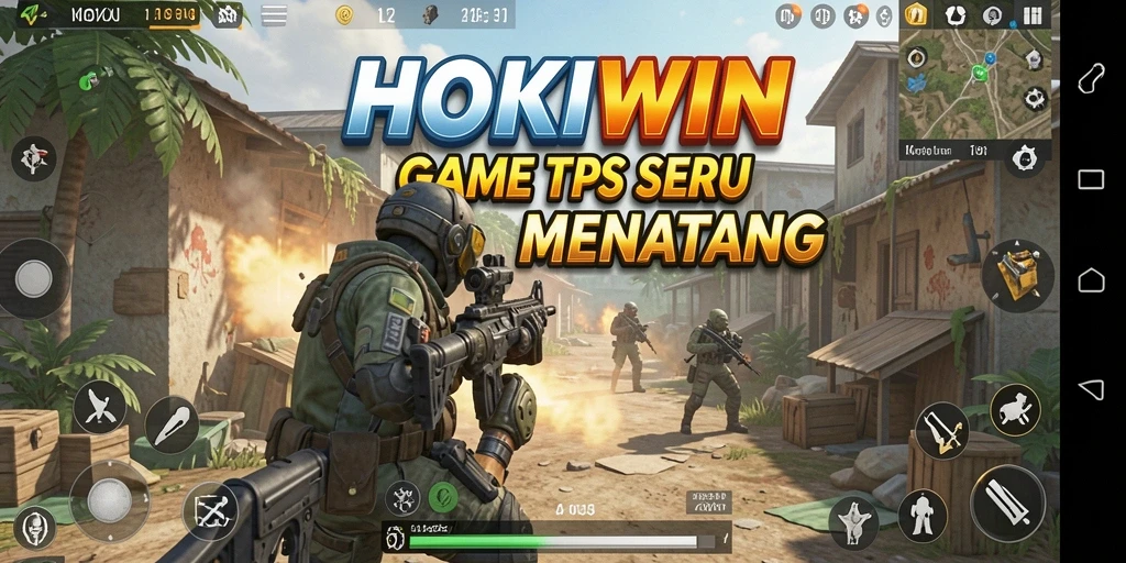 Tampilan aksi seru dalam HOKIWIN dengan grafis tinggi.