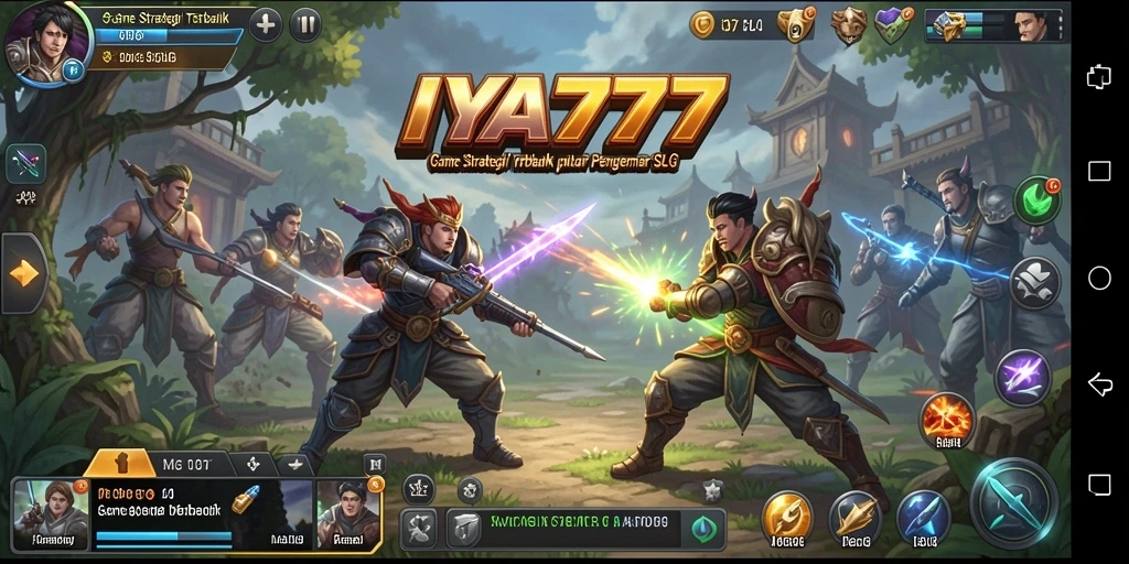 Tampilan awal gameplay IYA777 dengan pertempuran strategi yang menarik.