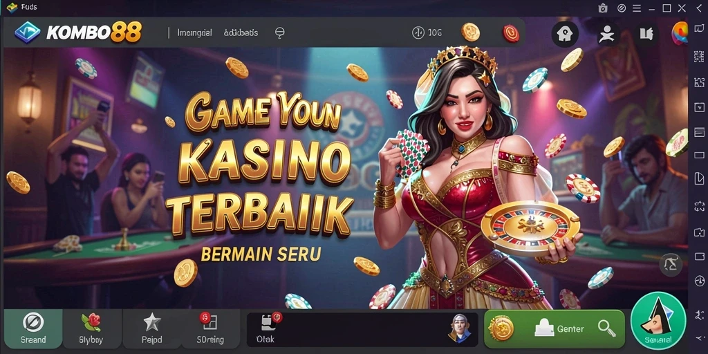 Tampilan menarik dari gameplay Kasino di KOMBO88.