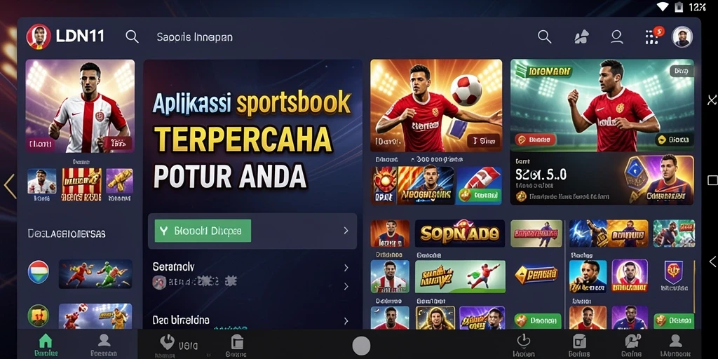Tangkapan layar LDN11 menunjukkan antarmuka taruhan yang menarik dan intuitif.