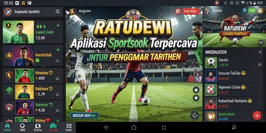 Tampilan menarik saat pengguna bertaruh di RATUDEWI.