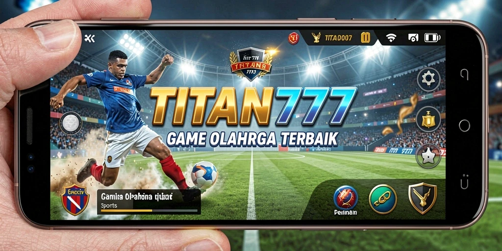 Tampilan gameplay seru TITAN777 dengan aksi olahraga terbaik.