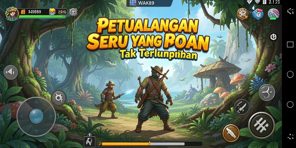 Gameplay WAK89 yang menarik dan penuh tantangan dalam dunia petualangan.