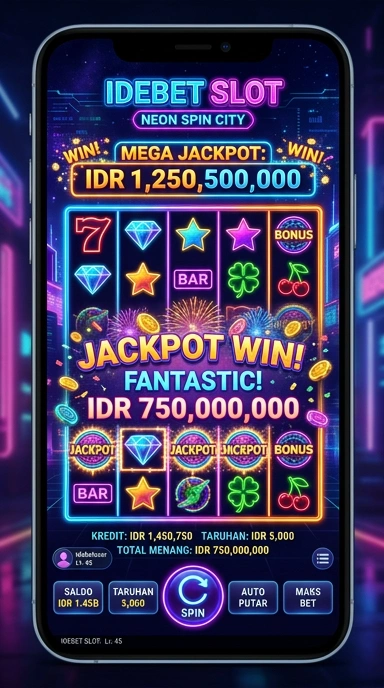 Tampilan antarmuka pengguna idebet yang sederhana dan intuitif.